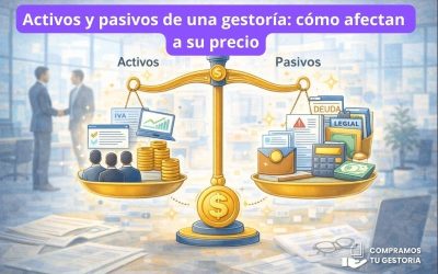 Activos y pasivos de una gestoría: cómo afectan a su precio