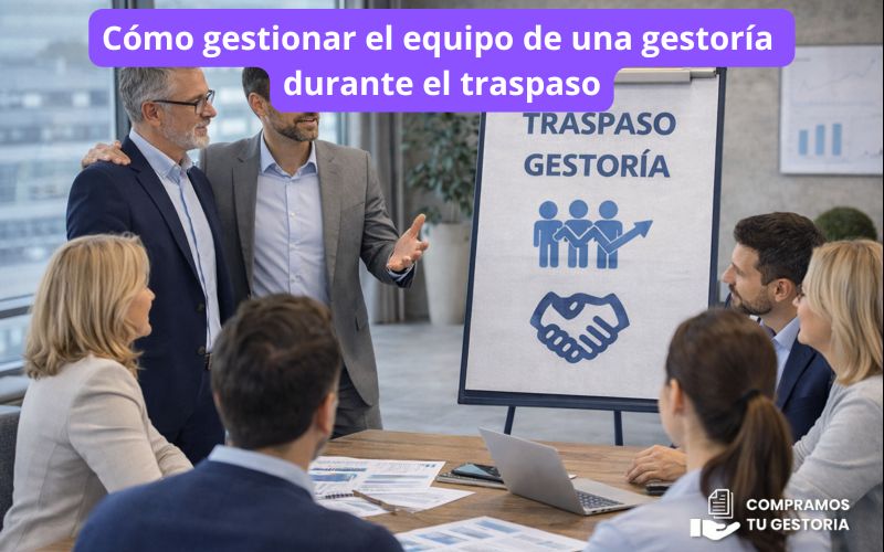 Cómo gestionar el equipo de una gestoría durante el traspaso