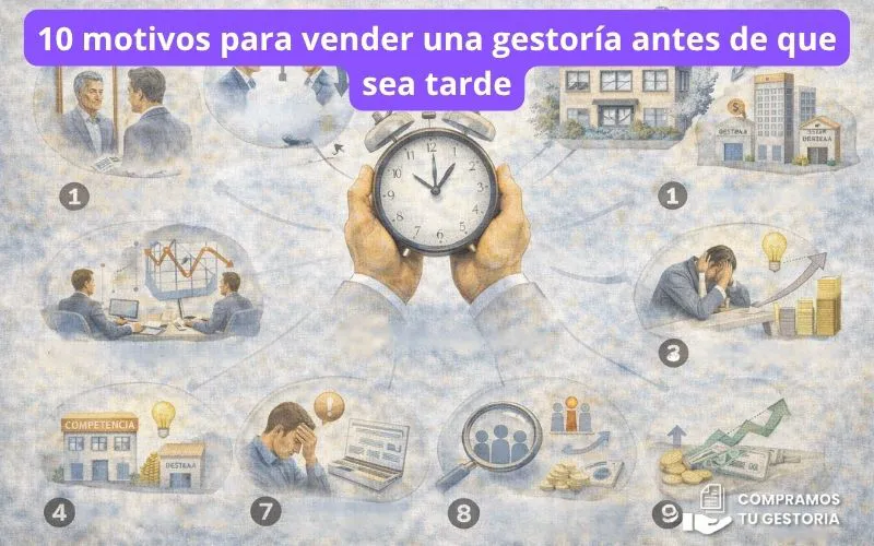 10 motivos para vender una gestoría antes de que sea tarde