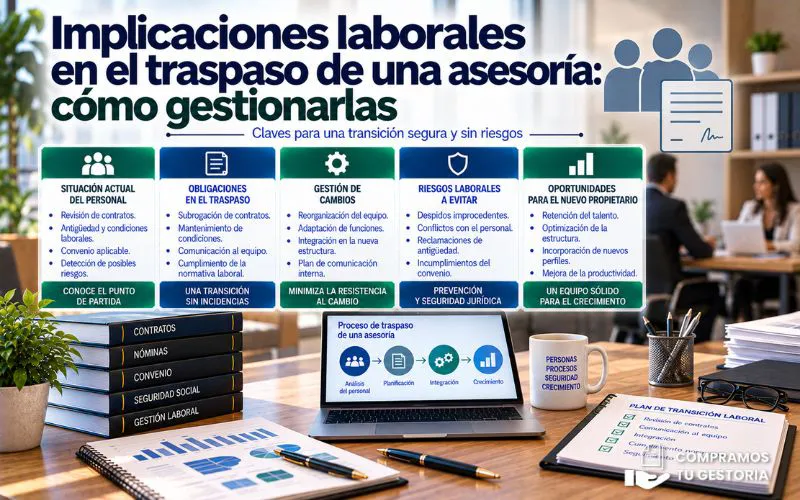 implicaciones laborales traspaso asesoría