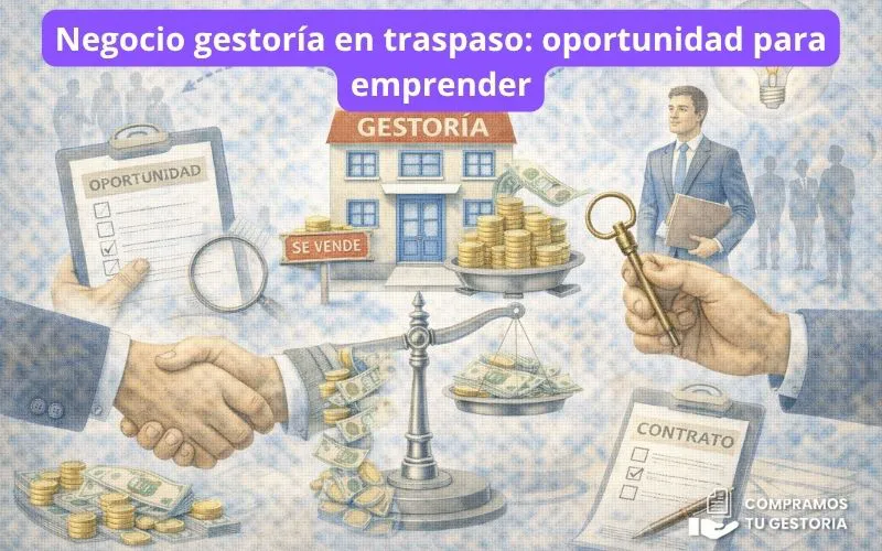 Negocio gestoría en traspaso: oportunidad para emprender