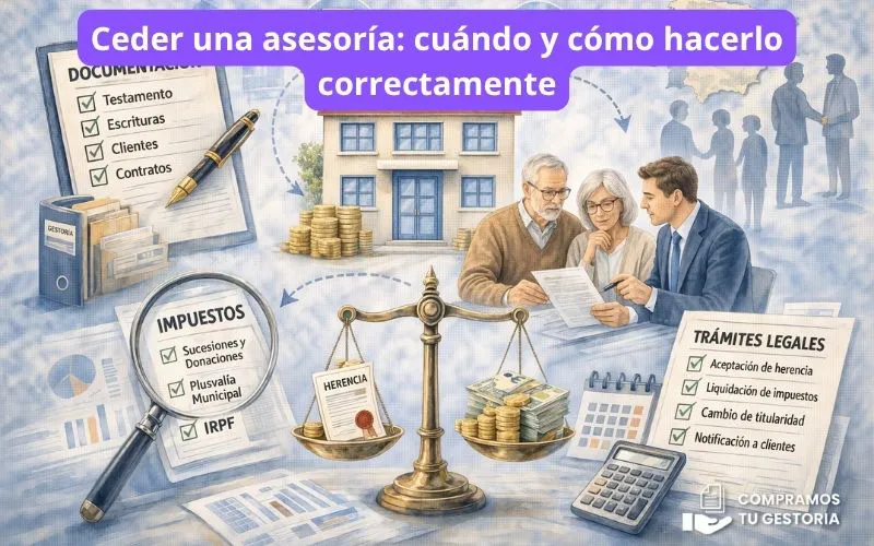Herencia de una gestoría: detalles legales y fiscales que debes saber