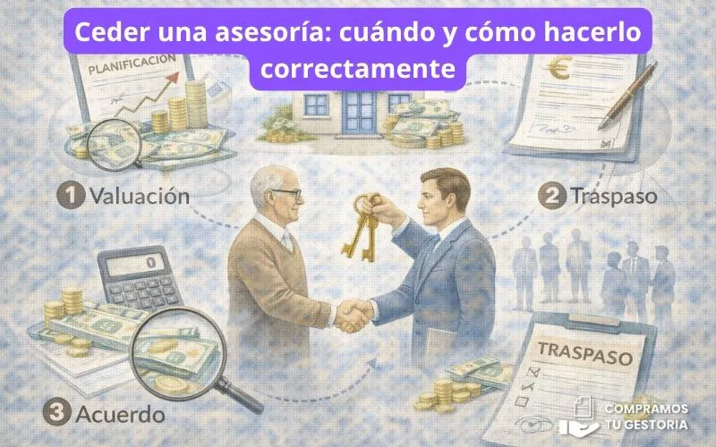 Ceder una asesoría: cuándo y cómo hacerlo correctamente