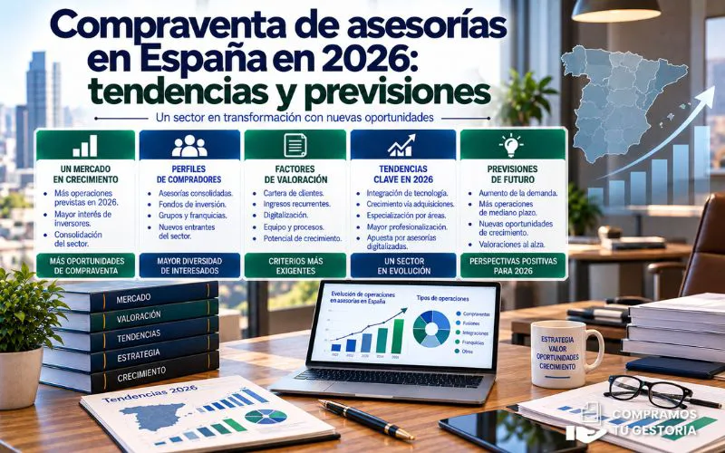 compraventa asesorías España 2026