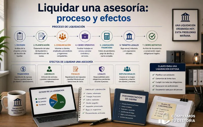 liquidar asesoría