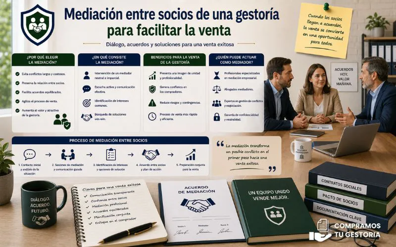 mediación entre socios gestoría