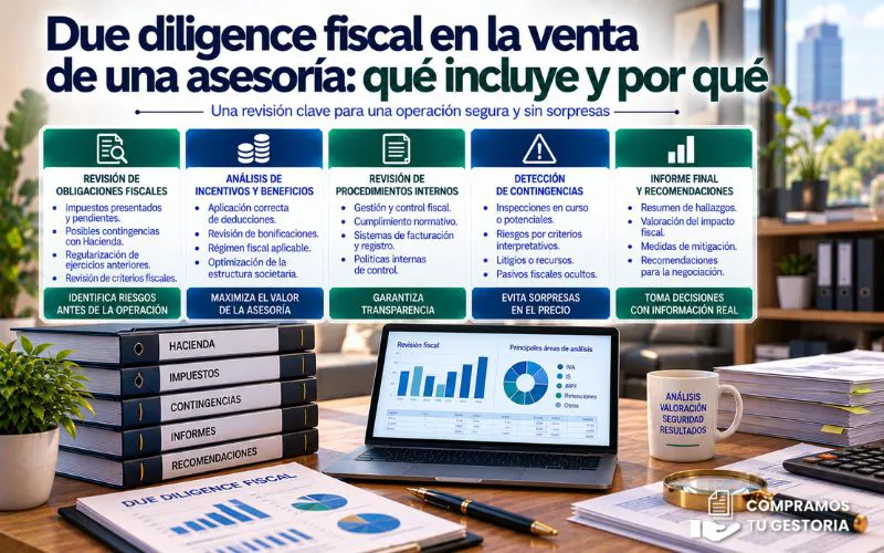 due diligence fiscal asesoría en venta