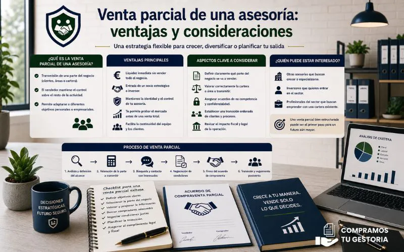 venta parcial asesoría