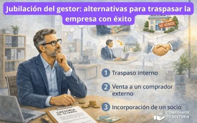 Jubilación del gestor: alternativas para traspasar la empresa con éxito