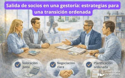 Salida de socios en una gestoría: estrategias para una transición ordenada