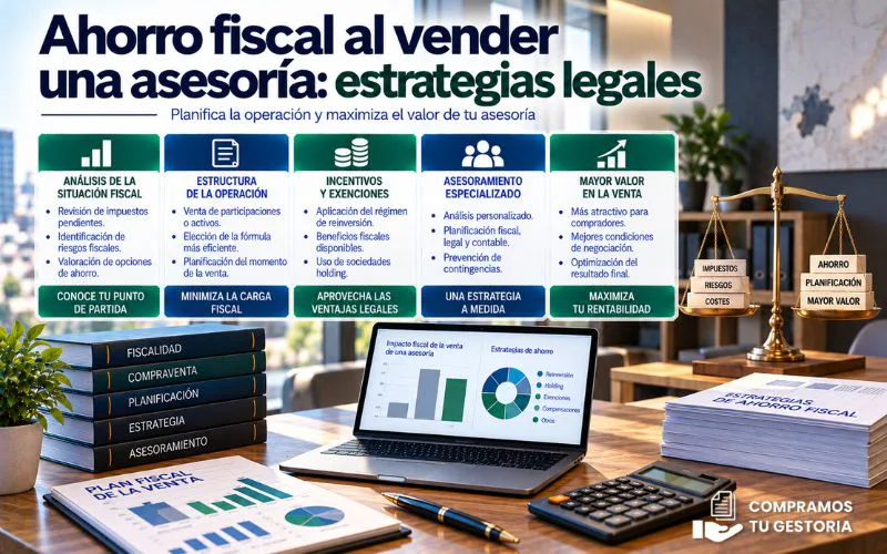 ahorro fiscal al vender asesoría