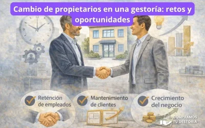 Cambio de propietarios en una gestoría: retos y oportunidades