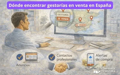 Dónde encontrar gestorías en venta en España