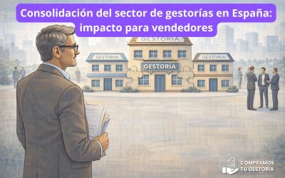 Consolidación del sector de gestorías en España: impacto para vendedores