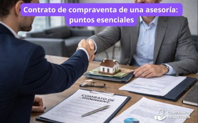 Contrato de compraventa de una asesoría: puntos esenciales