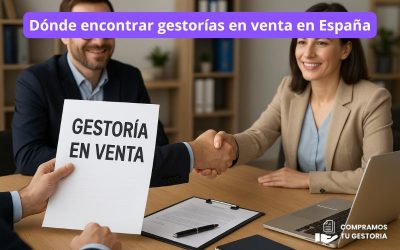 Dónde encontrar gestorías en venta en España
