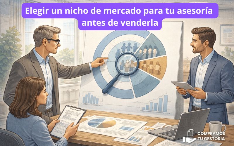 Elegir un nicho de mercado para tu asesoría antes de venderla