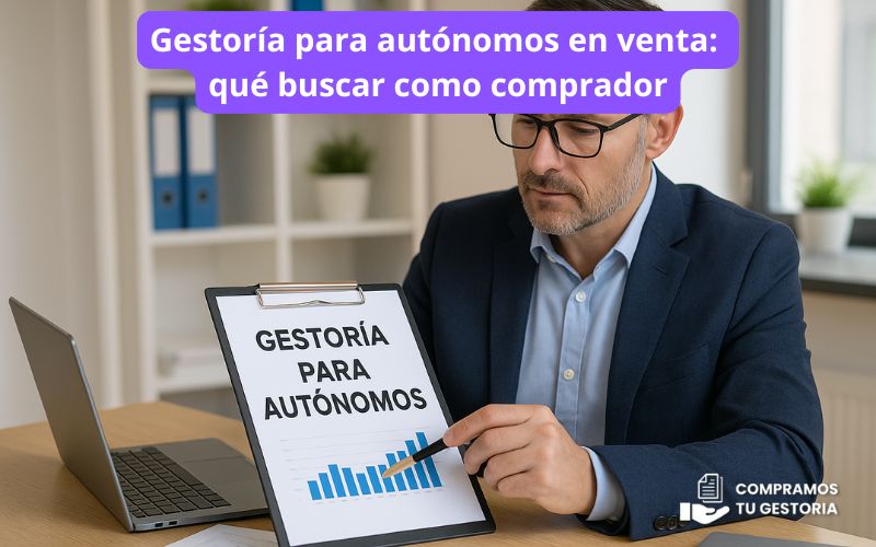 Gestoría para autónomos en venta