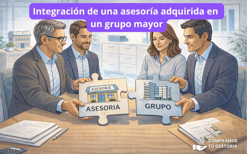 Integración de una asesoría adquirida en un grupo mayor Integración de una asesoría adquirida en un grupo mayor