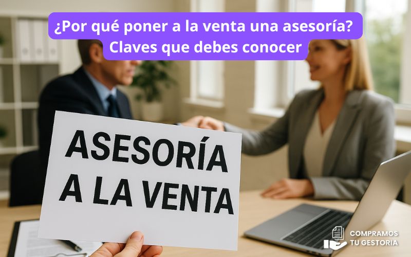 ¿Por qué poner a la venta una asesoría? Claves que debes conocer