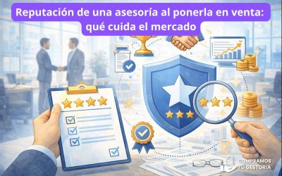 Reputación de una asesoría al ponerla en venta: qué cuida el mercado