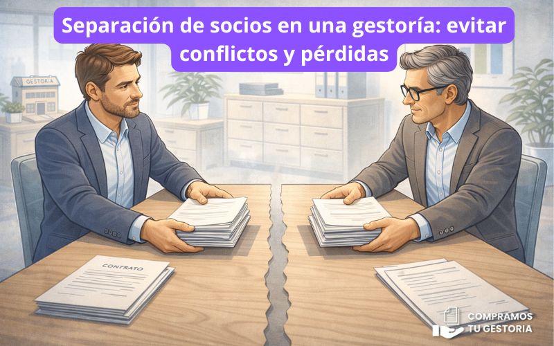 Separación de socios en una gestoría