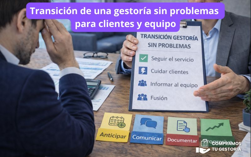 Transición de una gestoría sin problemas para clientes y equipo Transición de una gestoría sin problemas para clientes y equipo