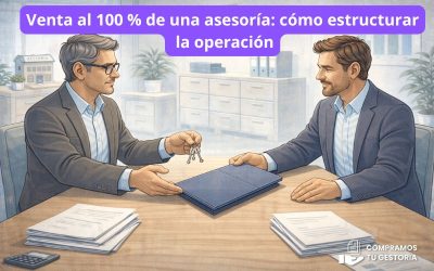 Venta al 100 % de una asesoría: cómo estructurar la operación