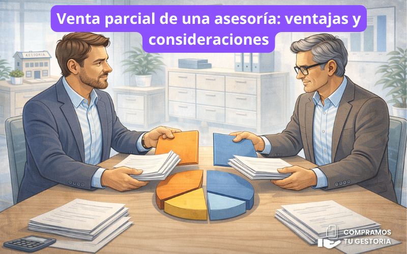 Venta parcial de una asesoría